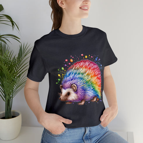Rainbow Hedgehog - Short Sleeve Tee
